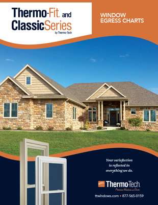 Thermo-Fit and Classic Series Window Egress Charts